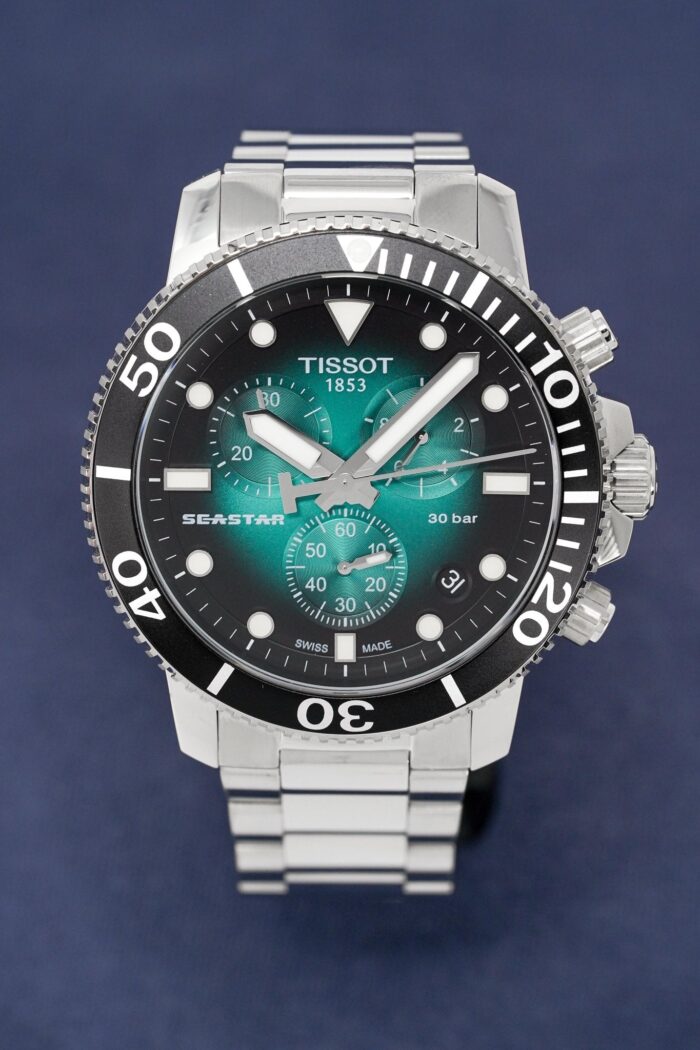 Tissot Chronograph Watch SEASTAR 1000 Green - T120.417.11.091.01 - Image 6